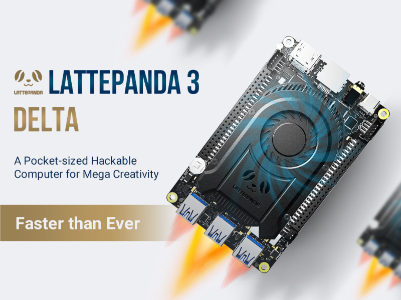 性能翻番：拿铁熊猫发布迷你 LattaPanda 3 Delta 开发板
