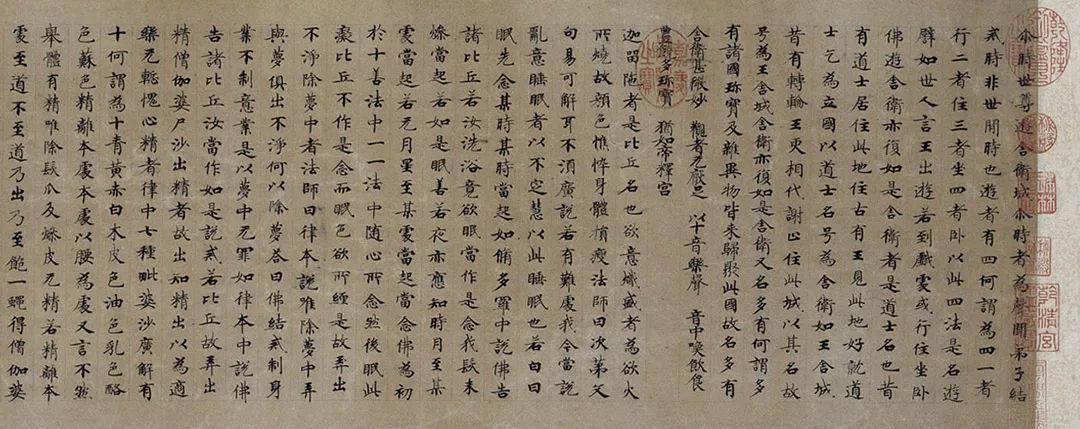 图为唐代国诠书写的《善见律》，是唐人小楷的上乘之作，今藏故宫博物院。©故宫博物院