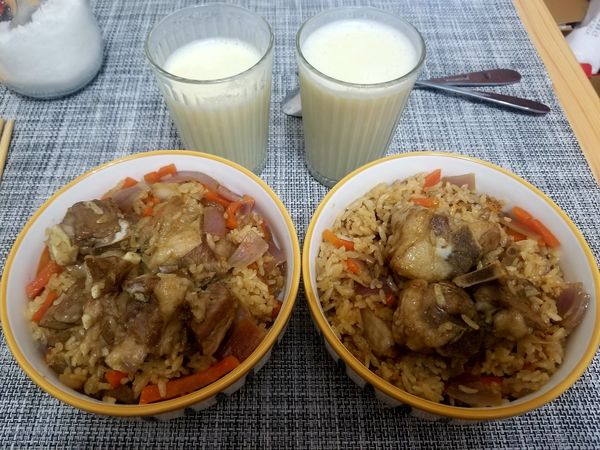 简易版手抓饭~羊肉焖饭