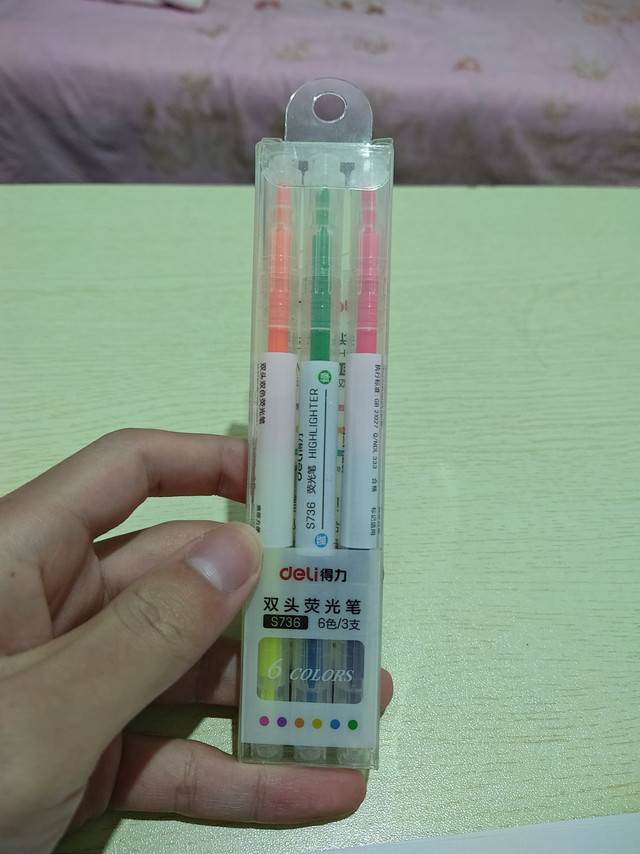 特色功能：可以用来做书上的标记，墨水很耐