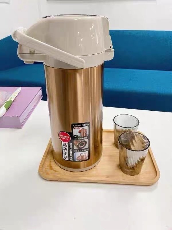 DAYDAYS按压式热水瓶大容量气压