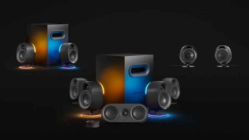 赛睿发布 Arena 系列无线桌面音箱，有RGB灯效、可选5.1声道版本