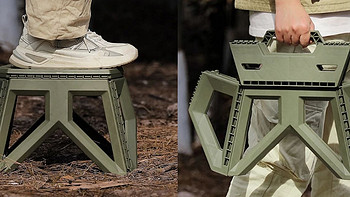 小米有品上新可折叠马扎凳，折叠+手提设计，结构稳固、轻松承重一人重量