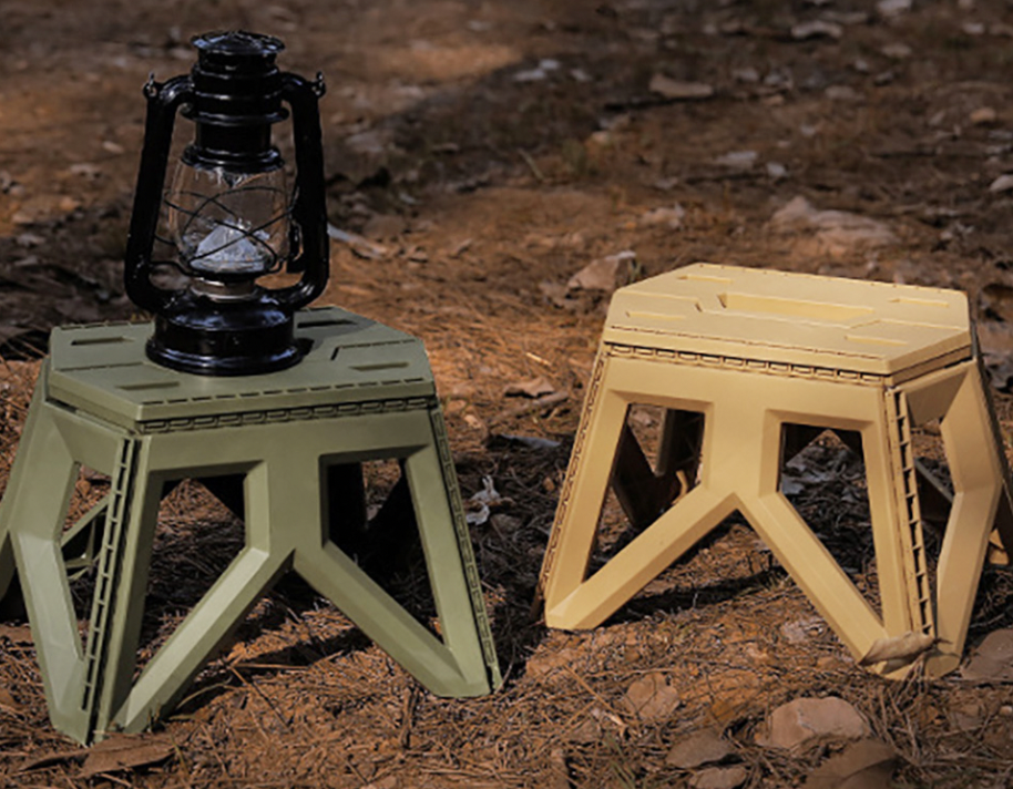 小米有品上新可折叠马扎凳，折叠+手提设计，结构稳固、轻松承重一人重量