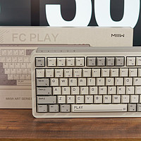 三模G黄Pro轴加持的米物ART系列三模机械键盘可玩性高