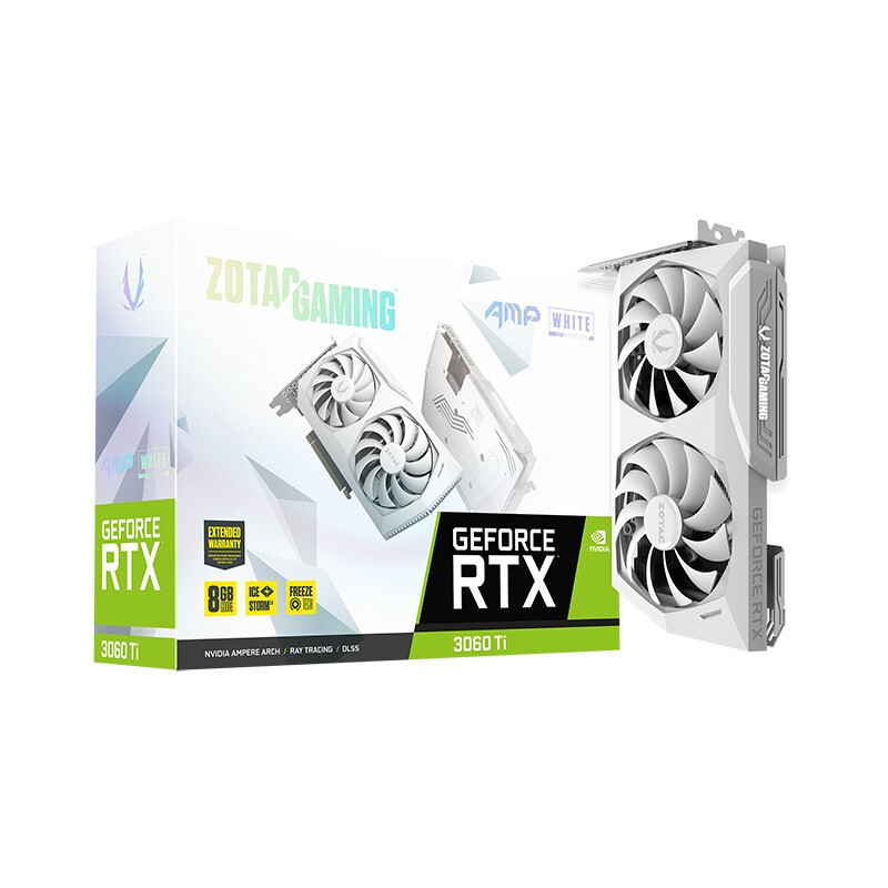 索泰RTX 3060 Ti AMP月白GOC显卡评测，颜值出众短小精悍