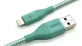 1.8米贝尔金（BELKIN）苹果MFi认证凯夫拉编织充电数据线拆解报告 C48 USB A TO lightning MixIt DuraTek Cable