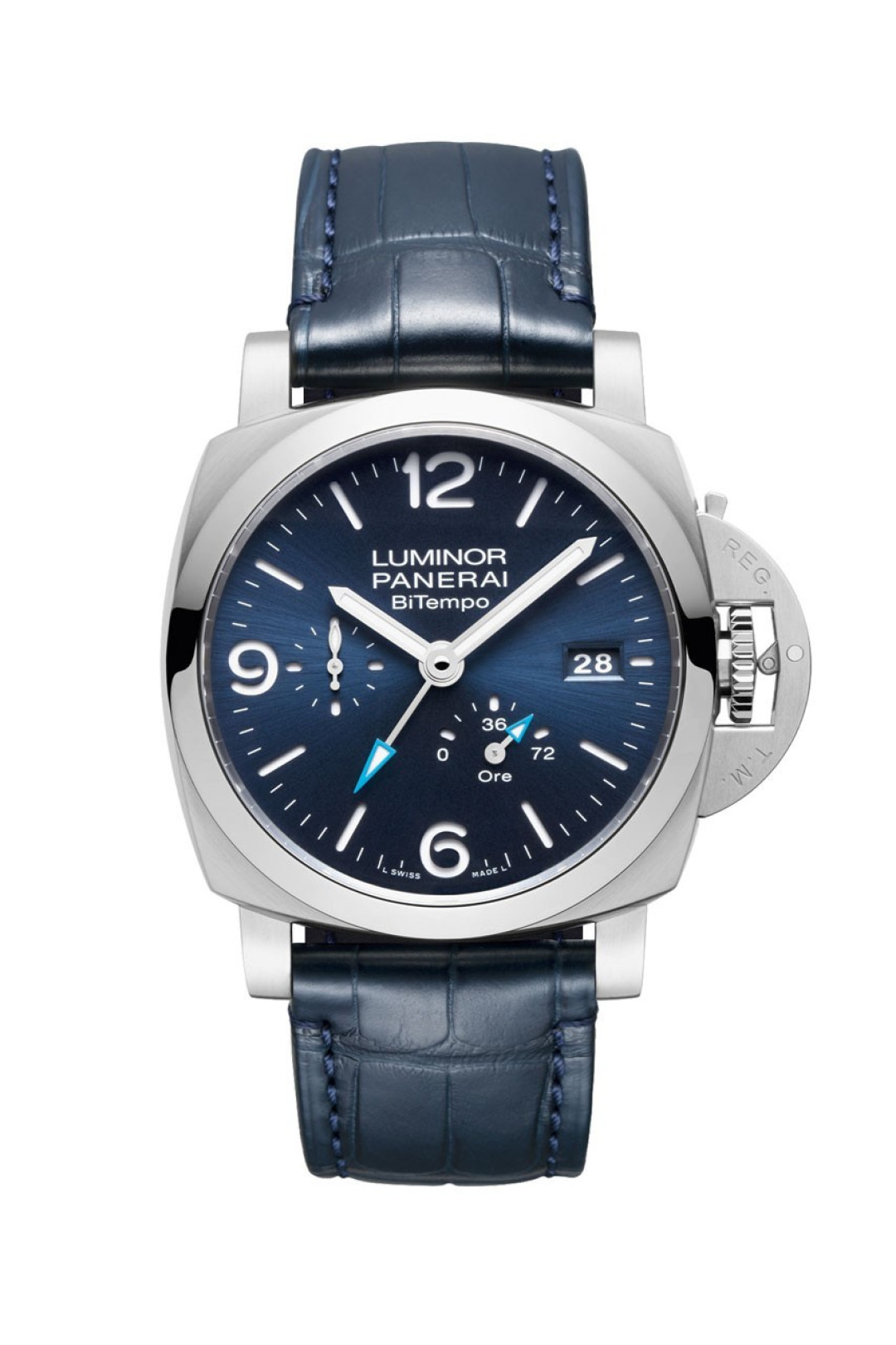 沛纳海推出全新luminor bitempo两地时腕表