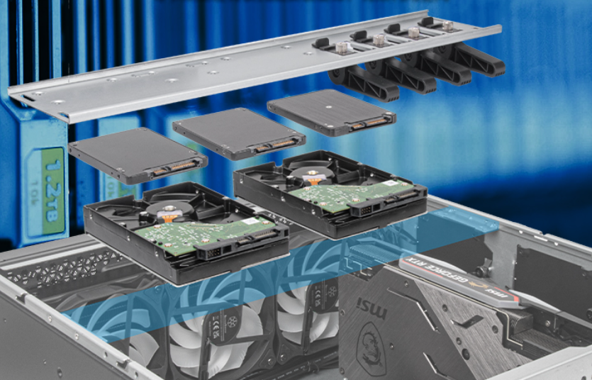 银欣推出 RM44 4U服务器机箱，强大扩展，能竖能平放置