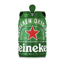 喜力啤酒（Heineken）经典铁金刚啤酒5L桶装