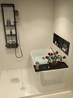 家里的浴室也能装浴缸！小户型泡澡快乐