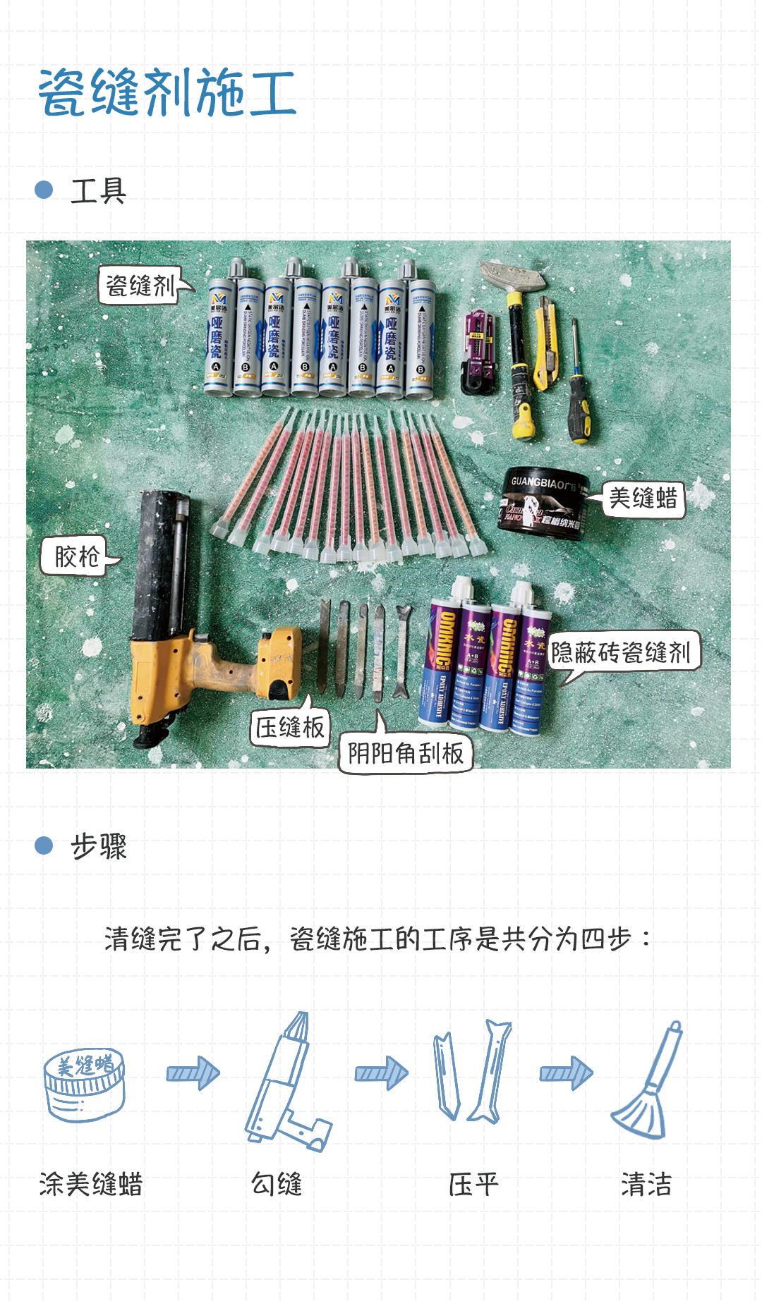 小白都看会了！小两口自己DIY全屋美缝，足足省了4000块，用一组漫画记录下全过程