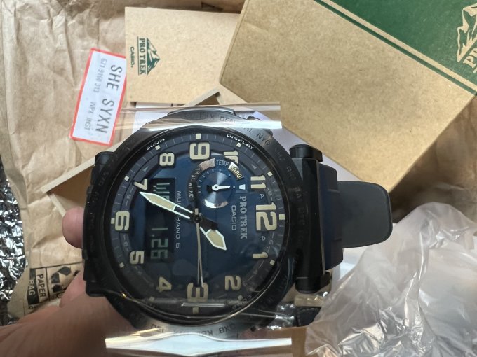卡西欧 pro trek 系列 男士电波表prw-6600y-2cr￥1497