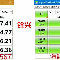 入门ssd铨兴s101＋白菜orico usb移动硬盘 测试数据
