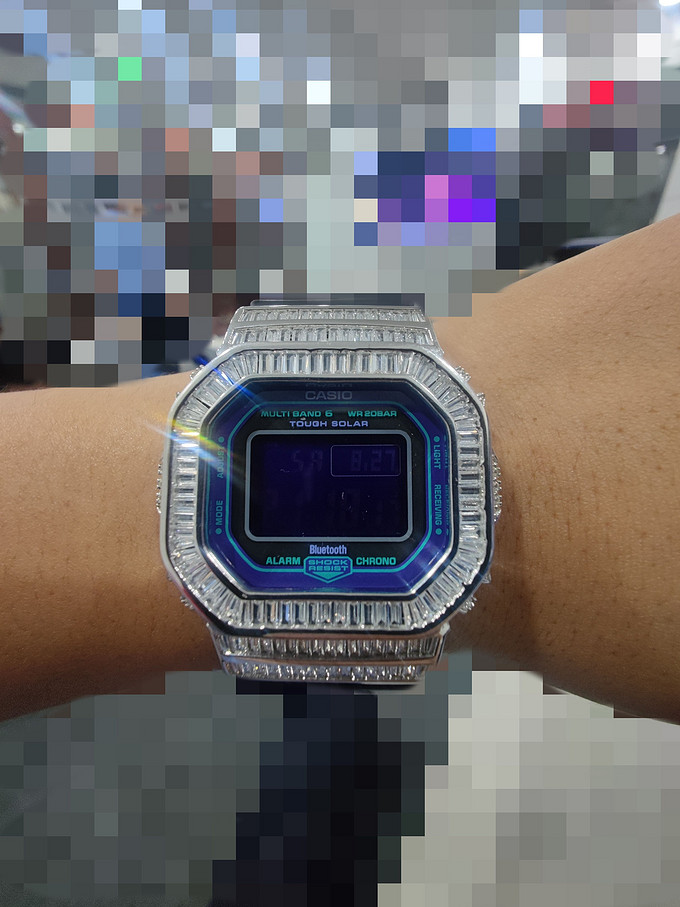 卡西欧男款石英表怎么样 卡西欧gw-b5600 手工diy改装日志_什么值得买