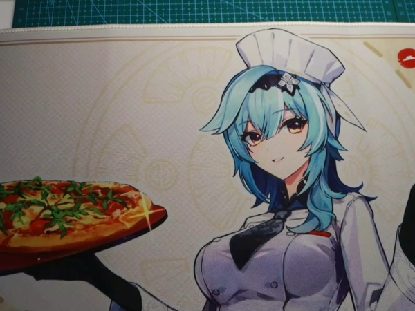 开箱必胜客原神鼠标垫，最多值得30