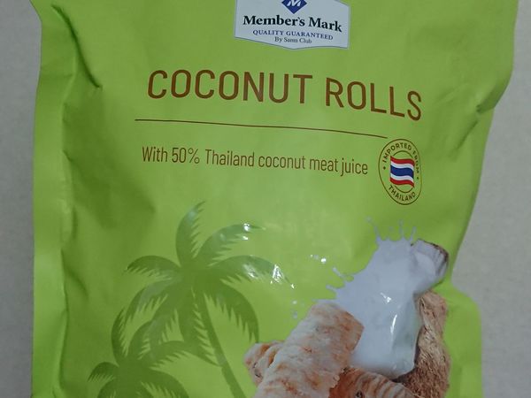 山姆椰香脆卷不同于蛋卷