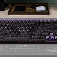 透明外观+MX水母轴：小米上架米物 BlackIO 98 客制化机械键盘