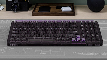 透明外观+MX水母轴：小米上架米物 BlackIO 98 客制化机械键盘