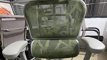 保友金豪e精英版/人体工学椅 电脑椅子（绿色+躺舒宝）