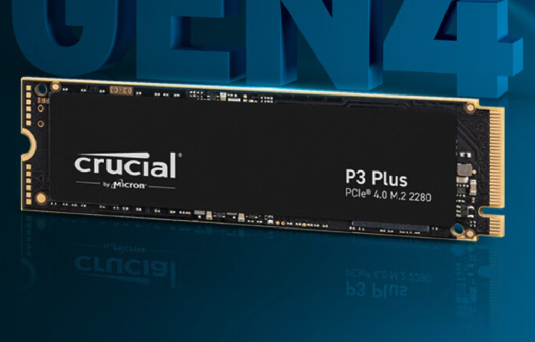 美光英睿达 P3 Plus PCIe 4.0 SSD 现已开售