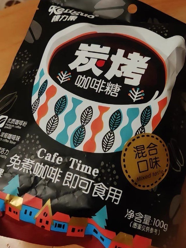 浓郁咖啡口嚼糖