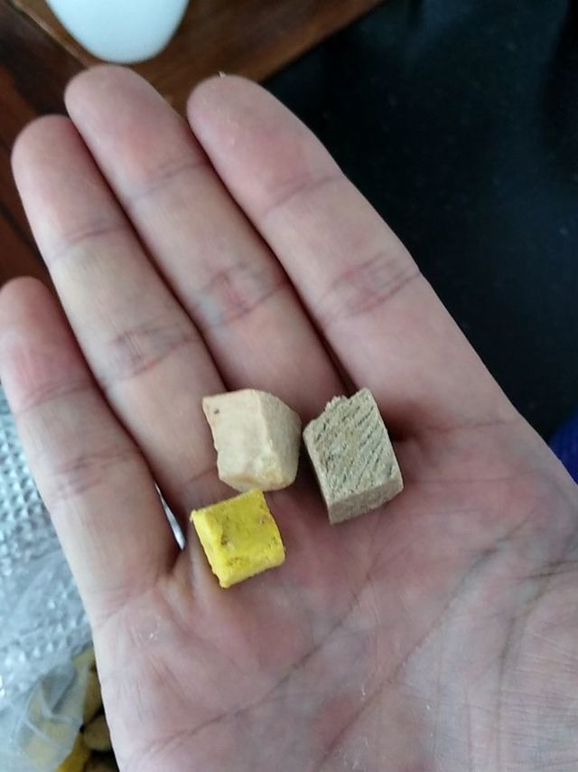 闻起来太香了，看得我也想吃的猫零食冻干