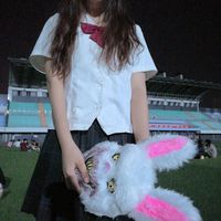 女大学生的初秋穿搭!回忆一下大学校园!