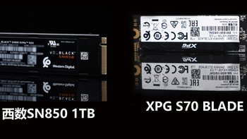 PCIe4.0 SSD升级怎么选？XPG S70对比西数SN850简测 