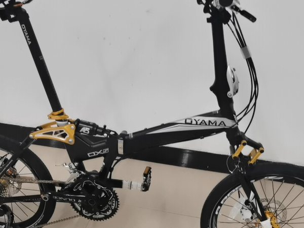 欧亚马小轮车bmx折叠车fbi-ox5前后避震越野