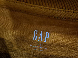 gap长袖重磅T恤
