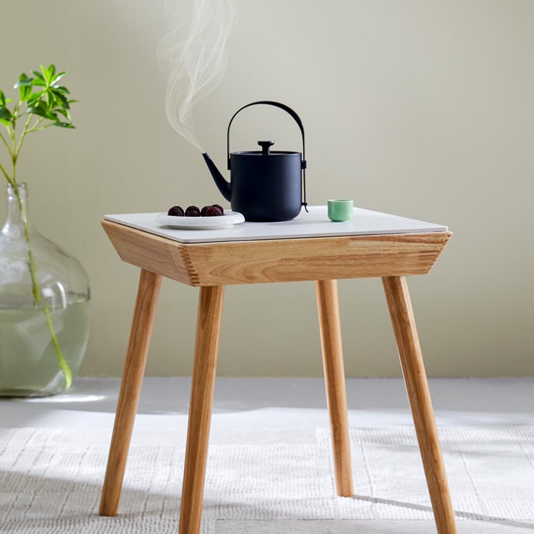 8H Jun岩板智能烹饪小茶几：能煲粥冲茶的茶几你见过吗？