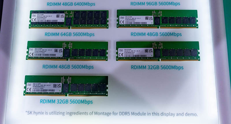 SK 海力士展露全新DDR5内存模块，速率高达6400 MT/s、48/96GB规格