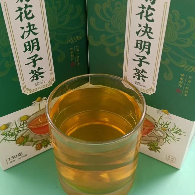 菊花枸杞决明子茶，熬夜必备～