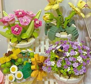 积木花带来的独一无二的浪漫