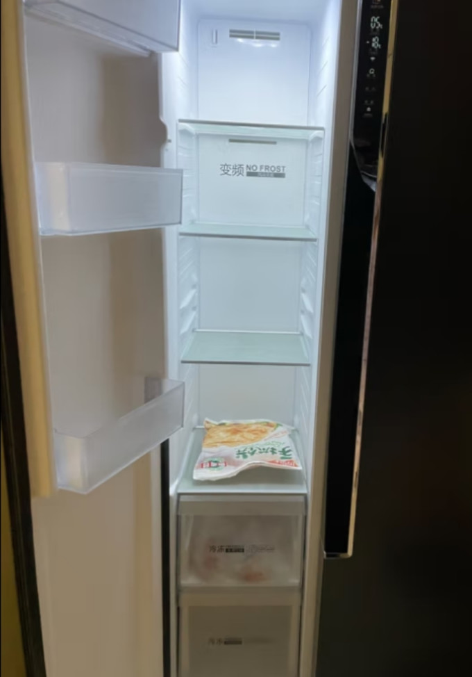 海尔对开门冰箱