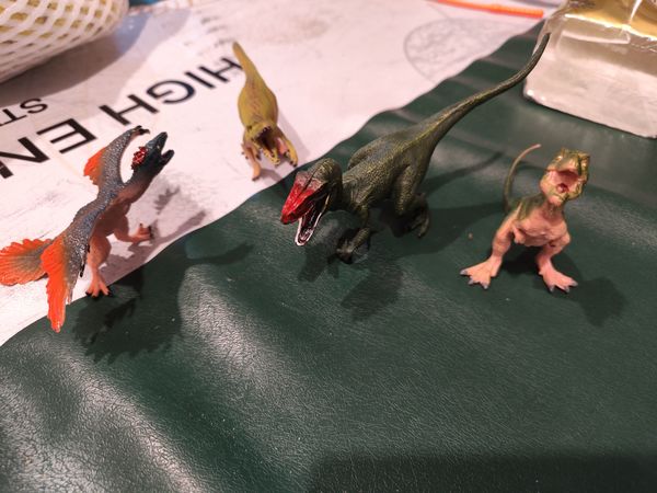 橡胶恐龙6只25元左右