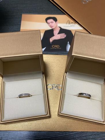 CRD克徕帝钻石情侣款对戒