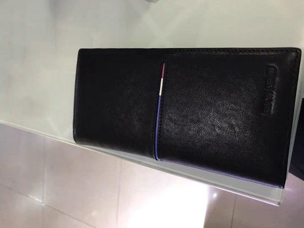 美洲野牛男钱包长款真皮头层牛皮
