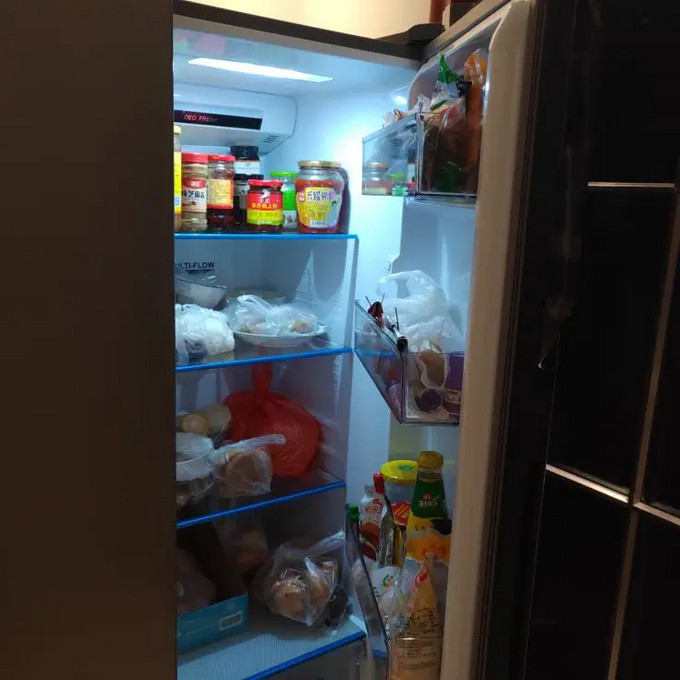 海尔对开门冰箱