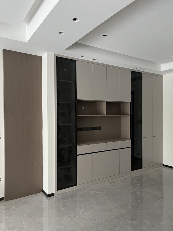 跟风做了极简餐边柜