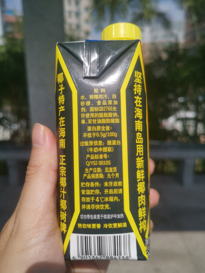 椰树果汁饮料