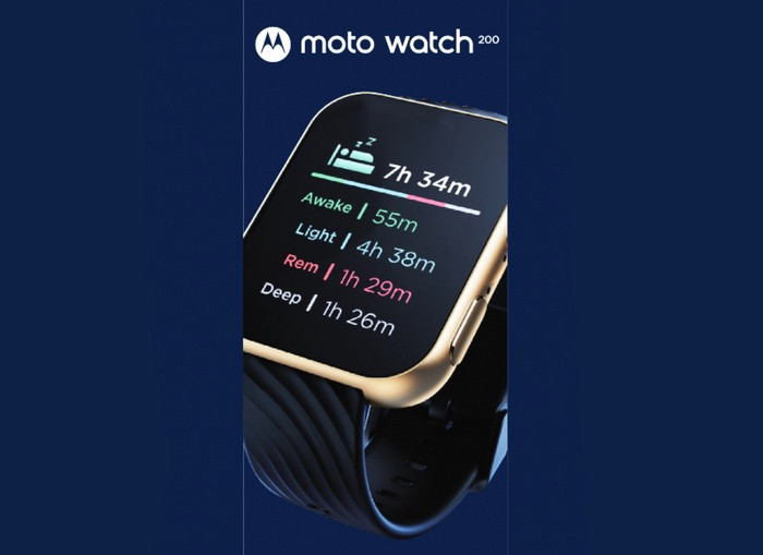 网传丨摩托罗拉上架 Watch 70 智能手表，方形表盘、23种运动模式