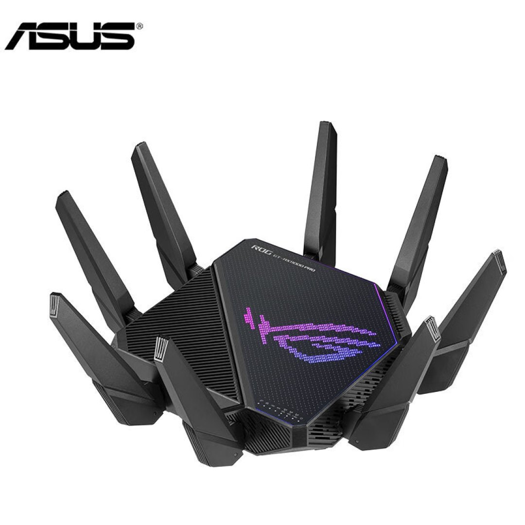 华硕将推出 ROG GT-AX11000 Pro 顶级路由器，万兆WAN、三频 11000Mbps