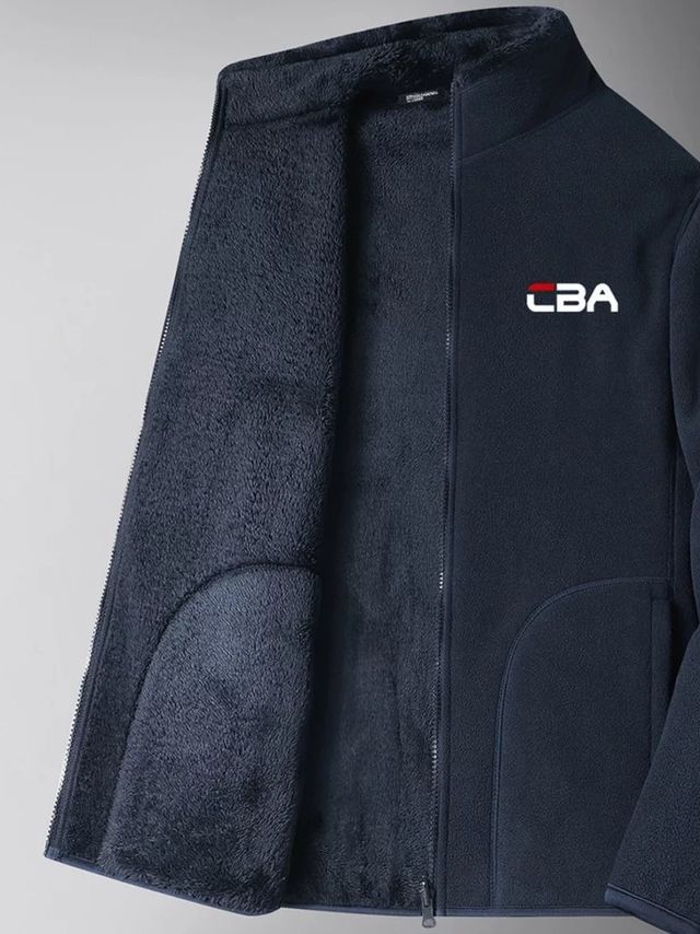 CBA 【加绒保暖】男士秋冬运动外套户外双面