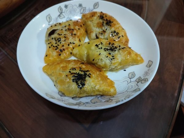 用红豆做的红豆酥，驴打滚，真是太好吃了，