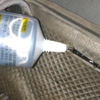 试用用带针头的1630补鞋胶，确实不堵头