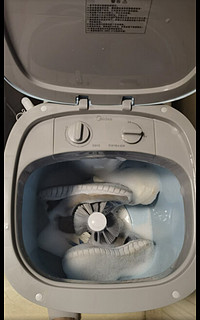 美的（Midea）4公斤半自动洗鞋机 360°全方位
