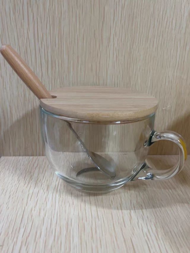 ​大容量玻璃杯燕麦片早餐杯子家用女牛奶杯