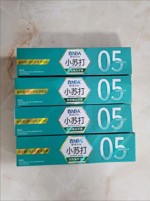 【益生菌美白】小苏打牙膏去黄烟渍口臭